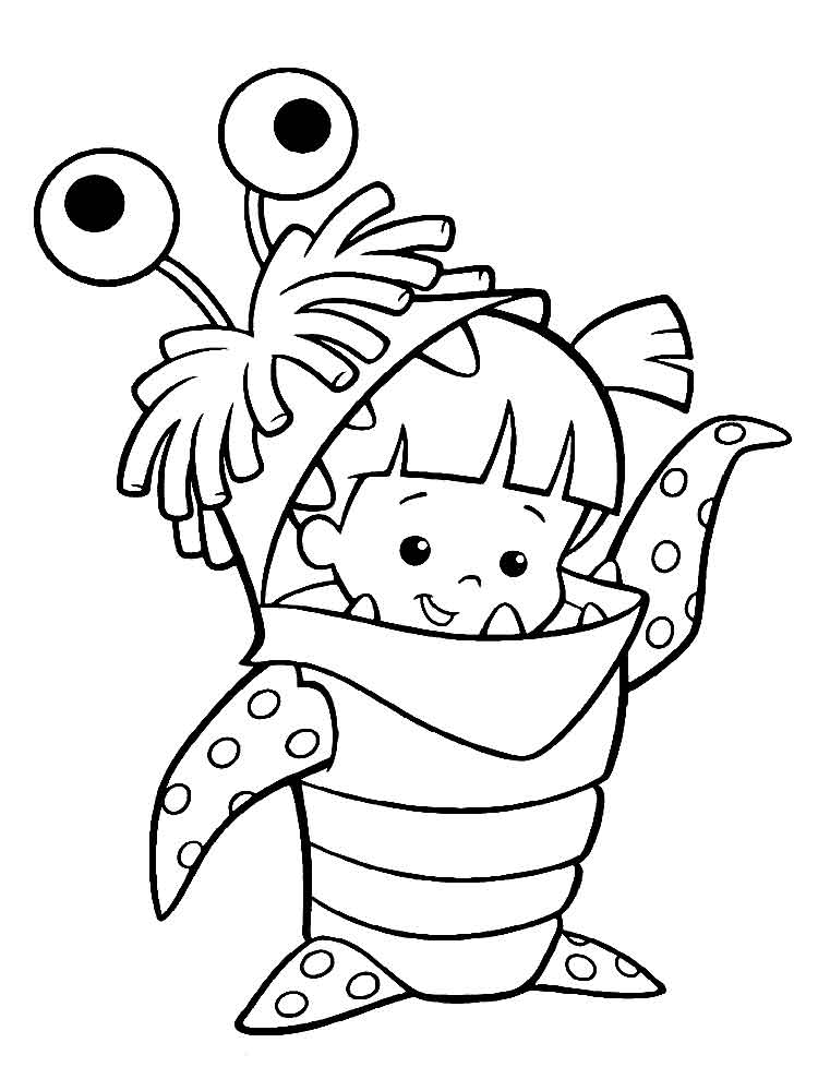 Boo coloring page