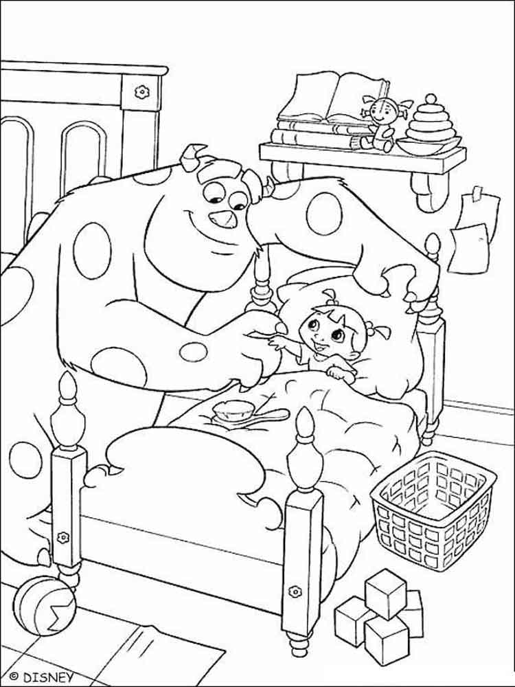 Monsters Inc 11 coloring page