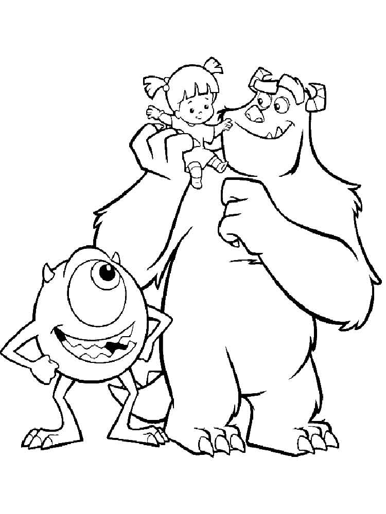 Monsters Inc 13 coloring page
