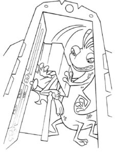 Monsters Inc 15 coloring page