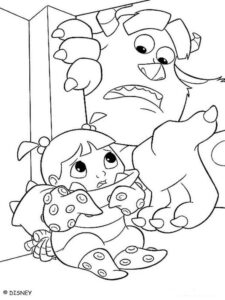 Monsters Inc 2 coloring page