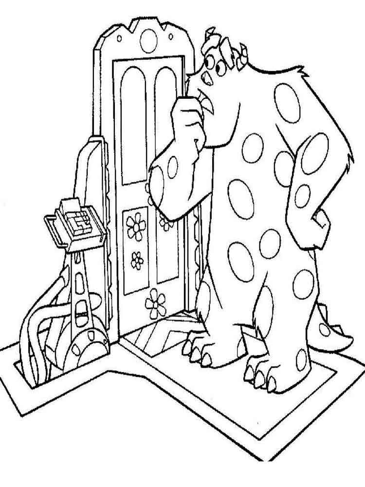 Monsters Inc 20 coloring page