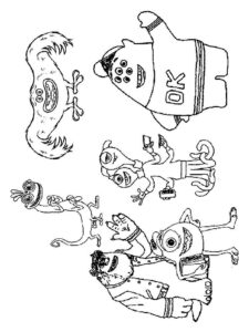 Monsters Inc 21 coloring page