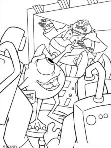 Monsters Inc 22 coloring page