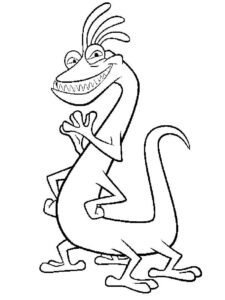 Monsters Inc 23 coloring page