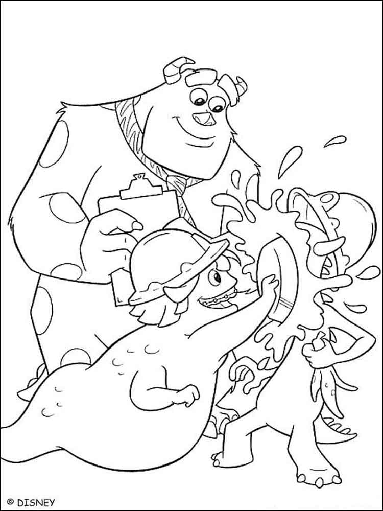 Monsters Inc 24 coloring page