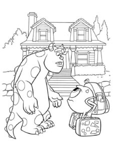 Monsters Inc 25 coloring page