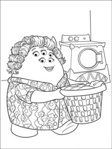 Monsters Inc 27 coloring page