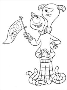 Monsters Inc 31 coloring page