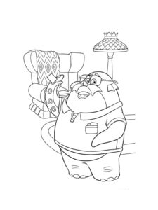 Monsters Inc 34 coloring page