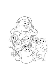Monsters Inc 35 coloring page