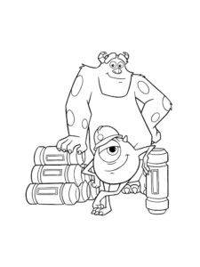 Monsters Inc 40 coloring page