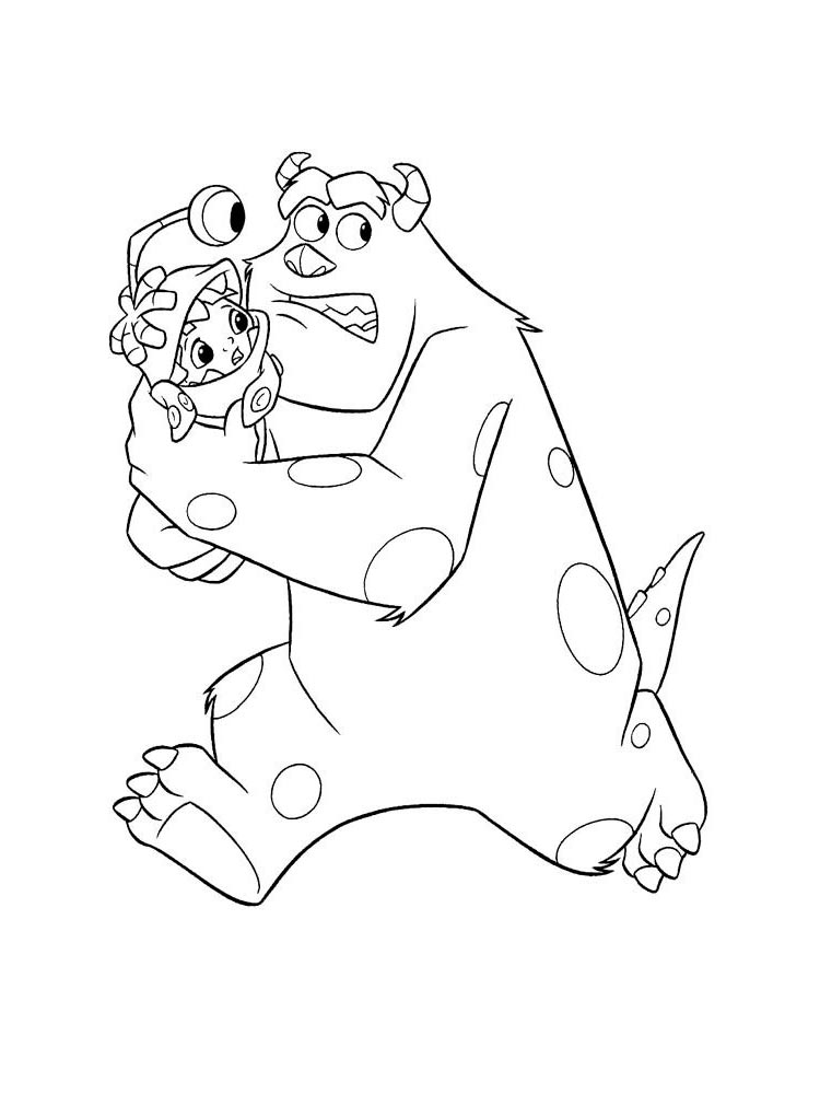 Monsters Inc 42 coloring page