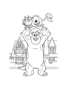 Monsters Inc 44 coloring page