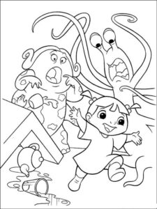 Monsters Inc 7 coloring page