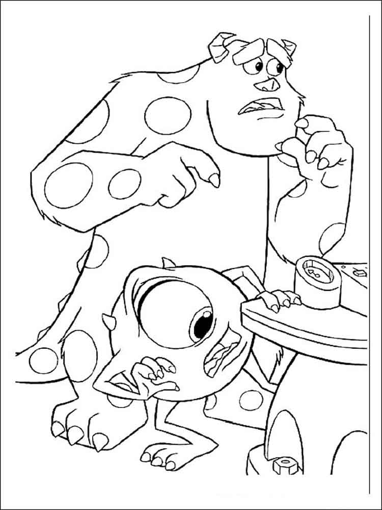 Monsters Inc 9 coloring page