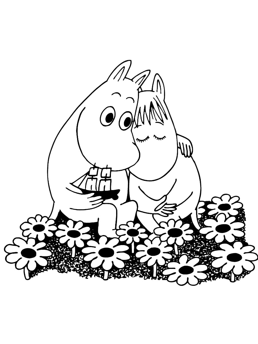 Moomin 14 coloring page