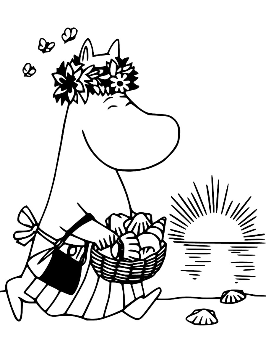 Moomin 15 coloring page