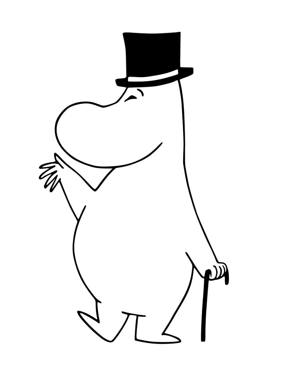 Moomin 18 coloring page