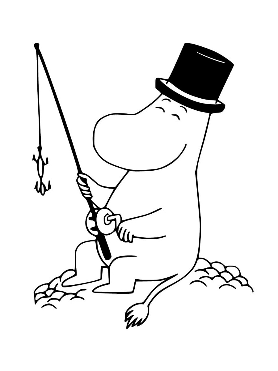 Moomin 19 coloring page