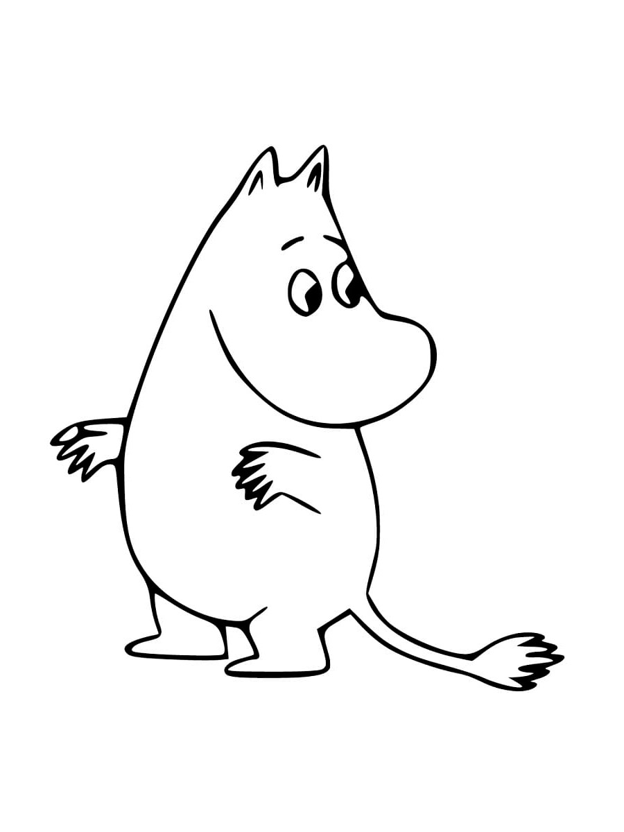 Moomin 23 coloring page