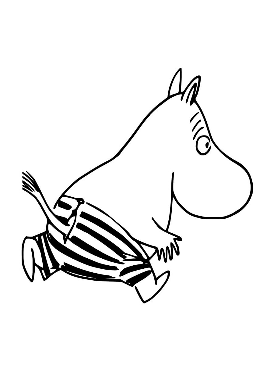 Moomin 27 coloring page
