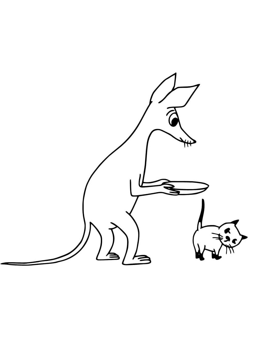 Sniff coloring page