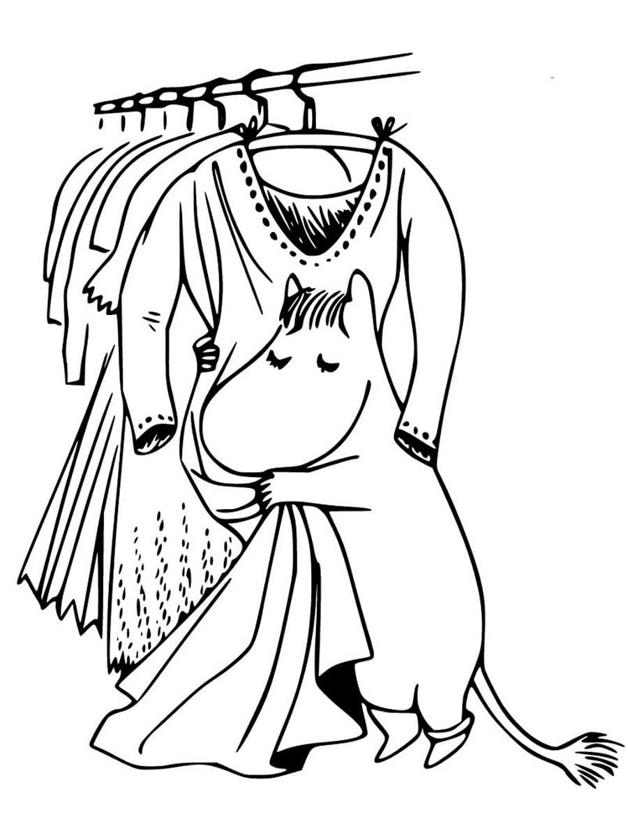 Moomin 34 coloring page