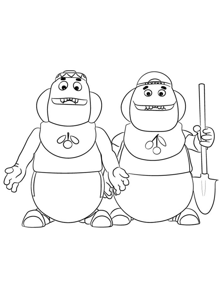 Moonzy 1 coloring page