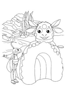 Moonzy 12 coloring page