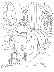 Moonzy 18 coloring page