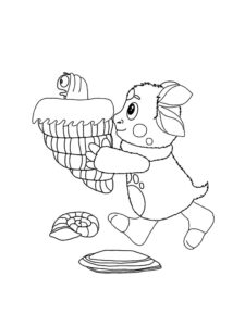 Moonzy 23 coloring page