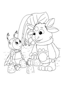 Moonzy 40 coloring page