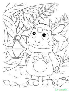 Moonzy 49 coloring page