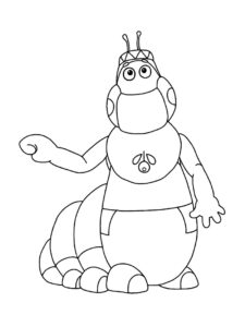 Moonzy 5 coloring page