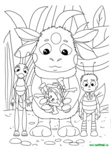Moonzy 51 coloring page