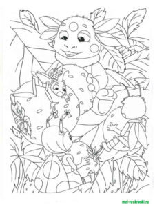 Moonzy 58 coloring page