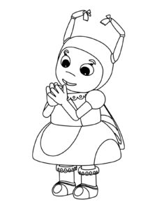 Moonzy 6 coloring page