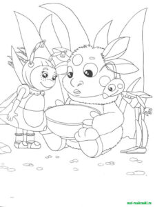 Moonzy 64 coloring page