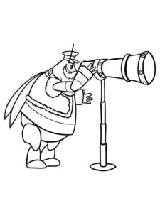 Moonzy 8 coloring page