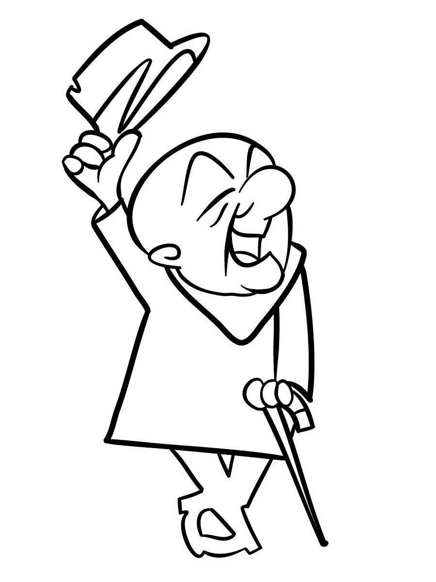 Mr. Magoo 7 coloring page