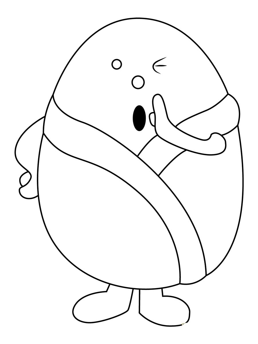 Mr. Men 15 coloring page