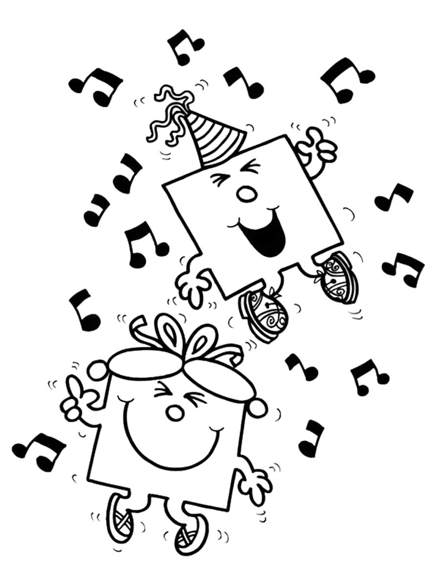 Mr. Men 2 coloring page