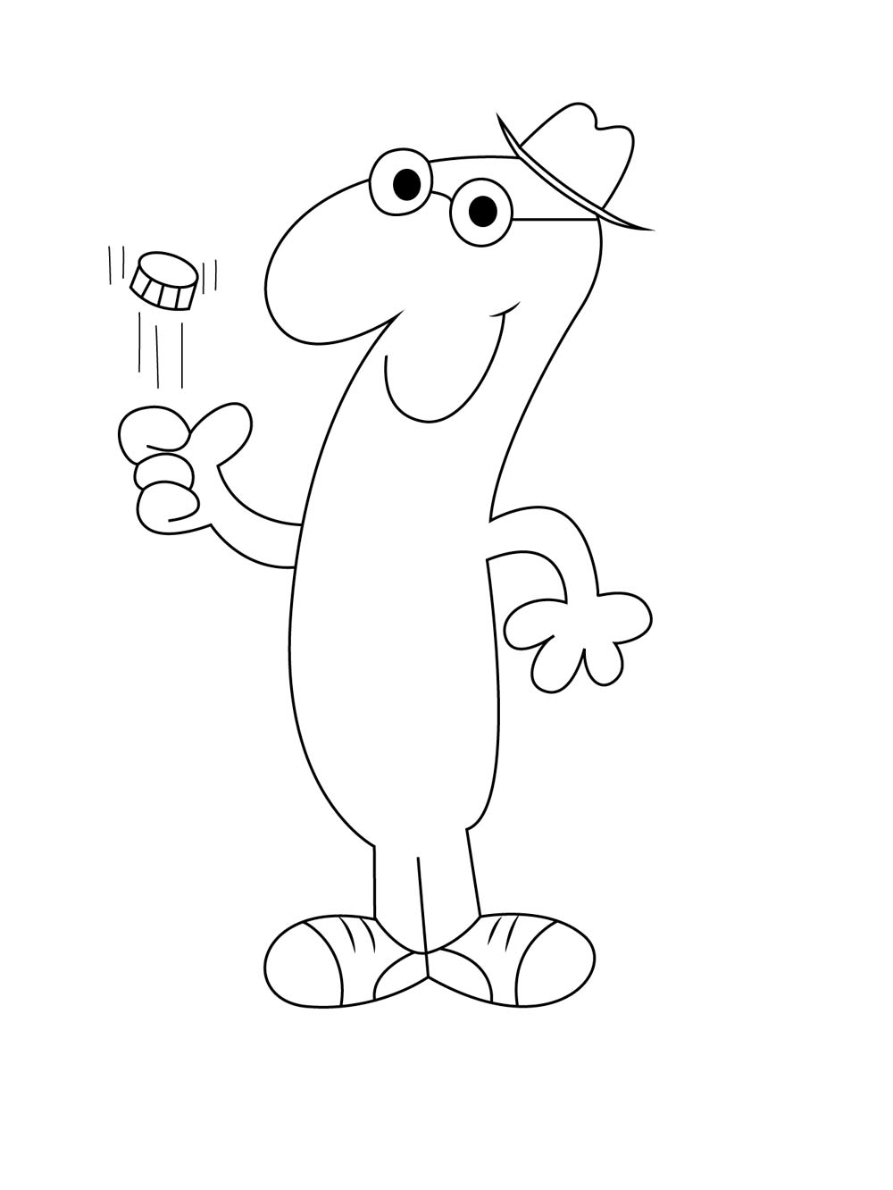 Mr. Men 21 coloring page