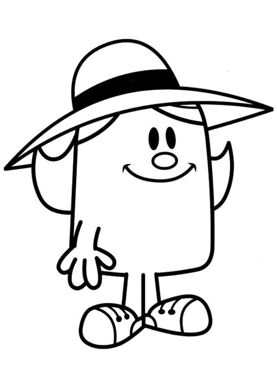 Mr. Men 23 coloring page