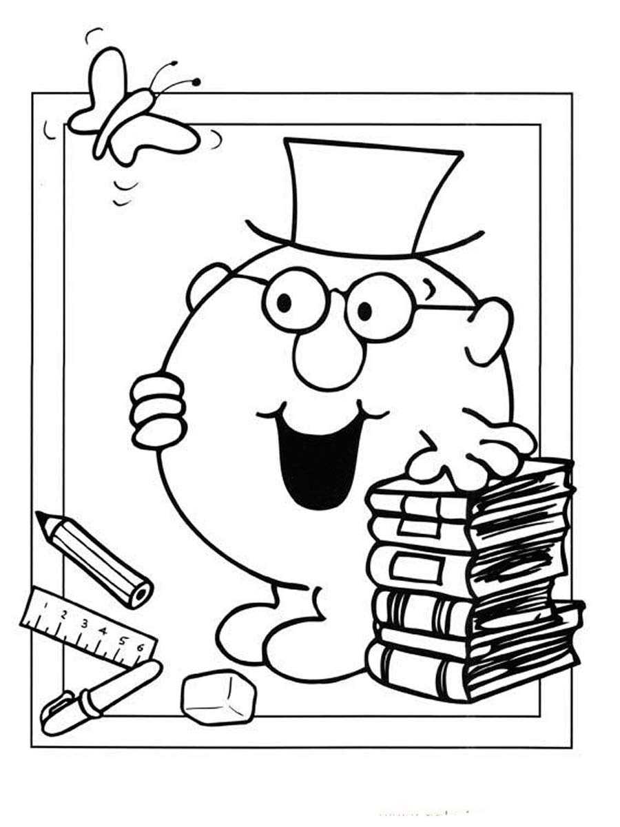 Mr. Men 27 coloring page