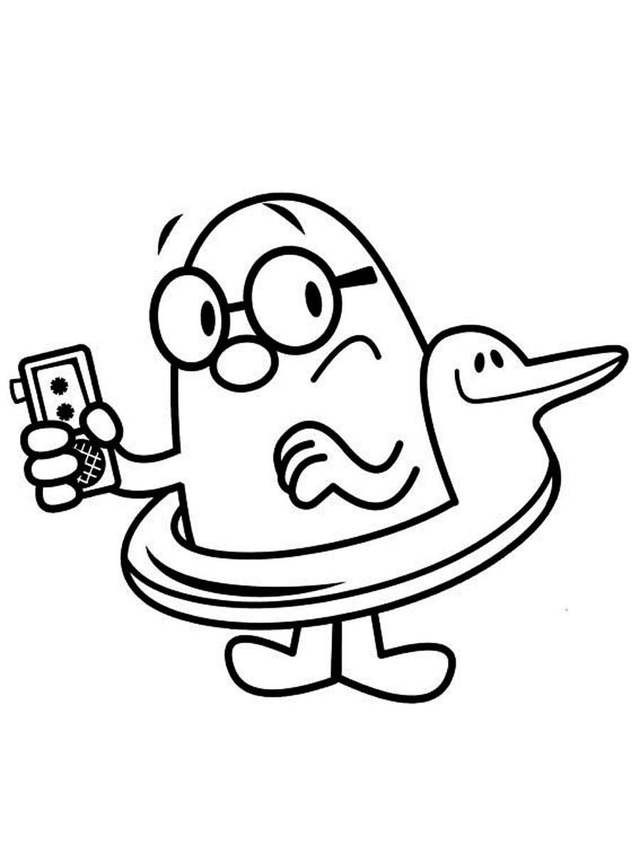 Mr. Men 33 coloring page