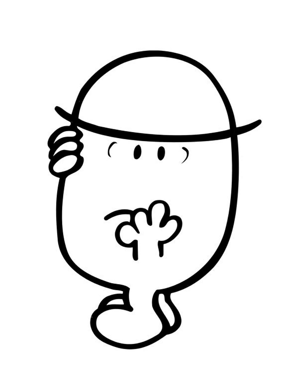 Mr. Men 5 coloring page