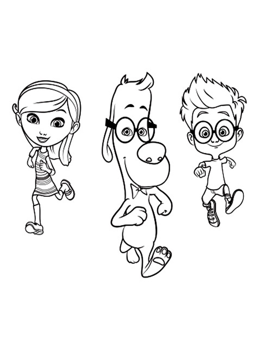 Mr. Peabody and Sherman 11 coloring page