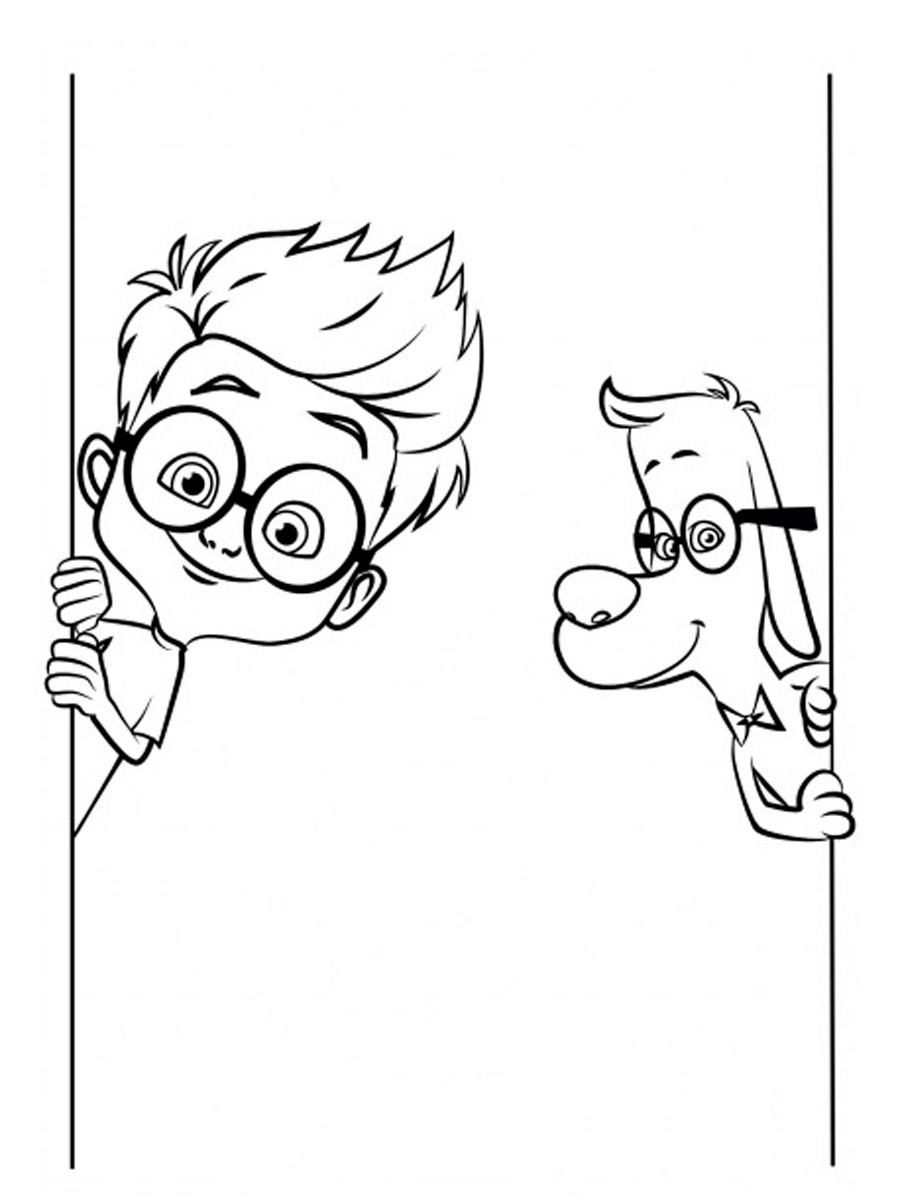 Mr. Peabody and Sherman 12 coloring page